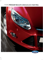 FORD FOCUS - Navod k obsluze pro vlastniky 2013 CZ 